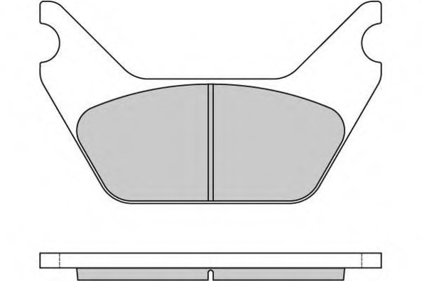 E.T.F. 12-5287 Brake Pad Set, disc brake